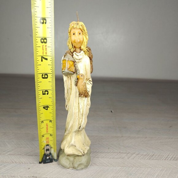 Vintage Angel Candle With Owl & Lantern Novelty Figural Taper Handmade 1996 - Picture 9 of 9